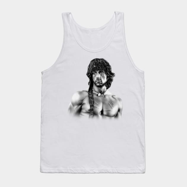 Sylvester Stallone Tank Top by Betafoin